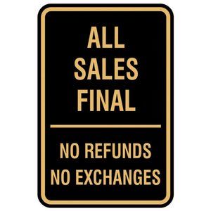 All Sales Final